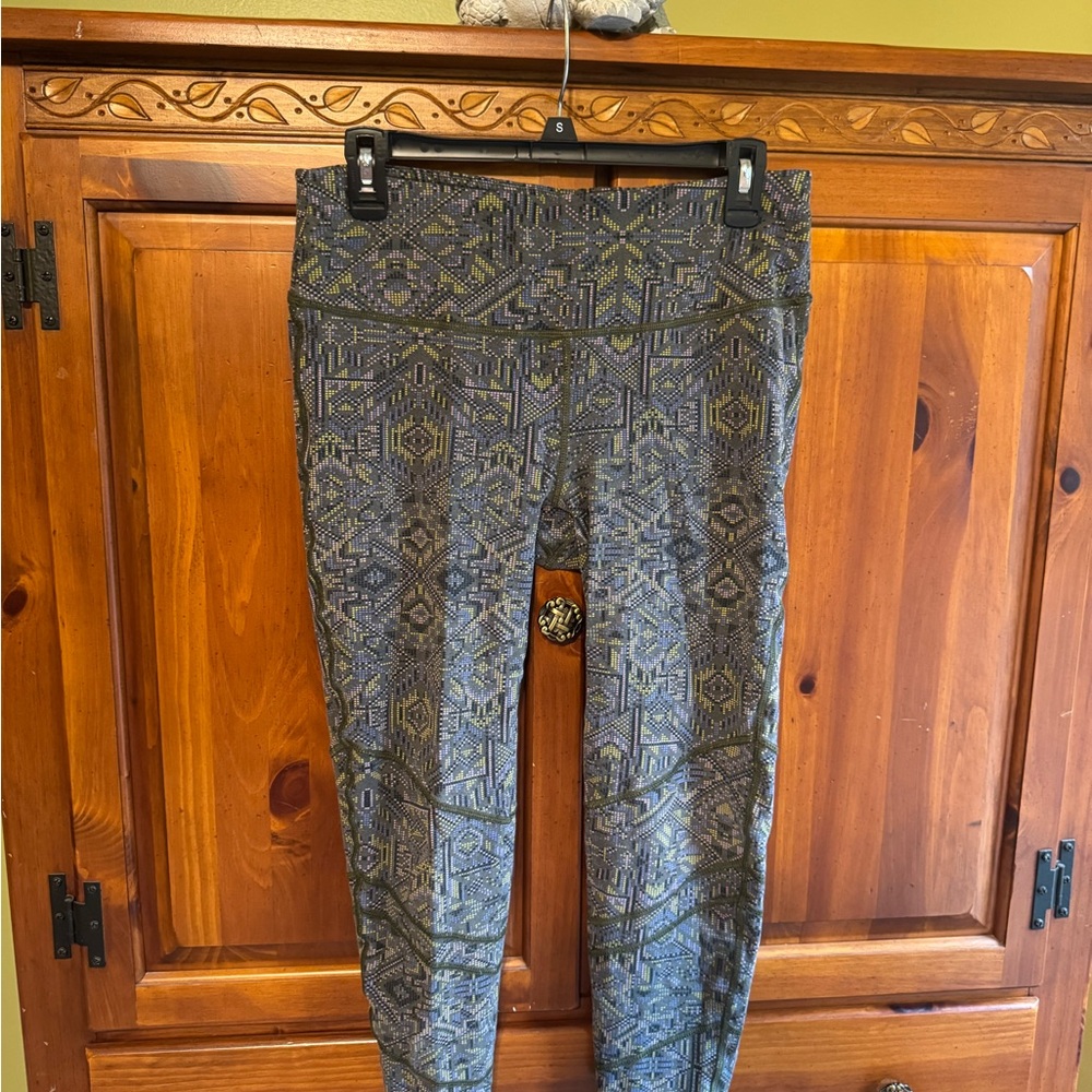 Prana Geometric Patterned Leggings - image 3